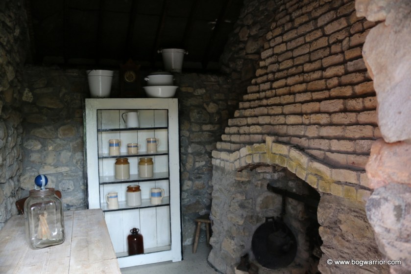 Interior of farm house. Poky doesn't begin to describe it!