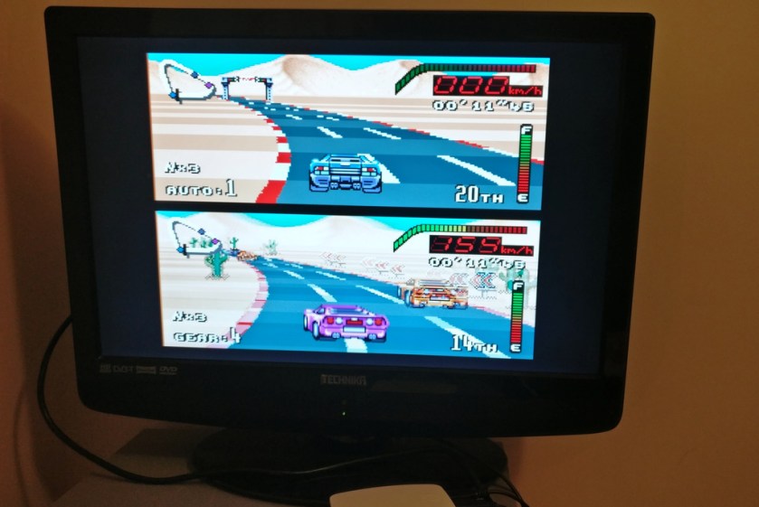 Failing miserably at Top Gear on the SNES