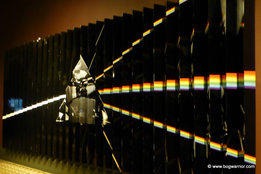 The corridor outside the exhibition