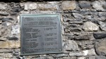 Plaque with the names and execution dates of the leaders of the 1916 Easter Rising