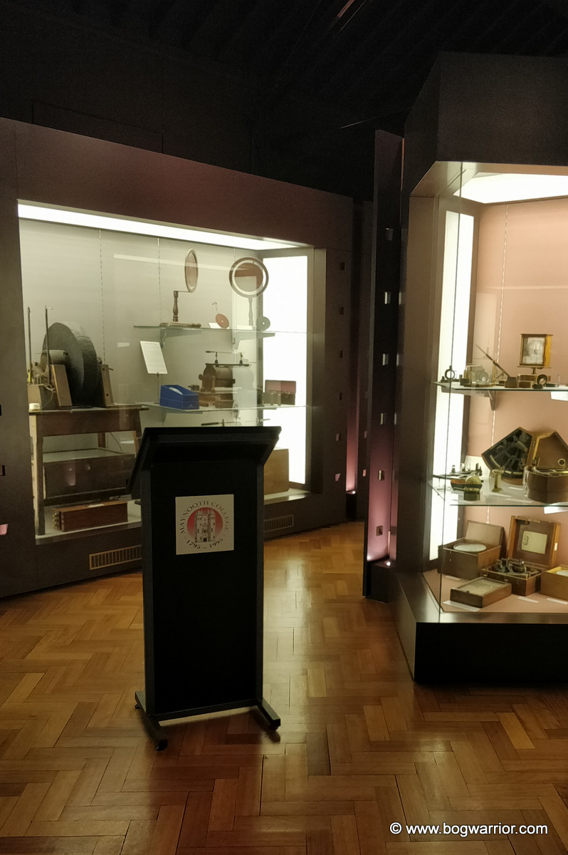 Some of the display cabinets