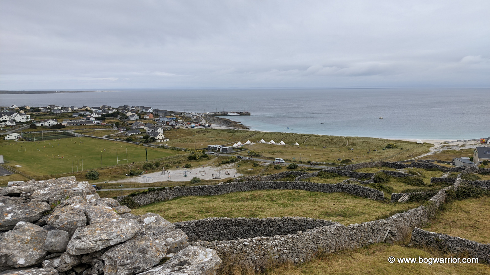 A view from O'Brien's Castle, Inis Oírr