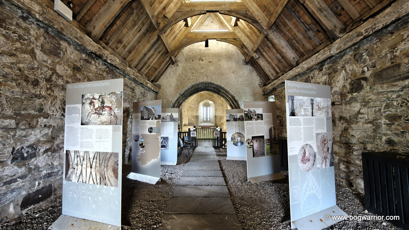 Interior of Clare Abbey