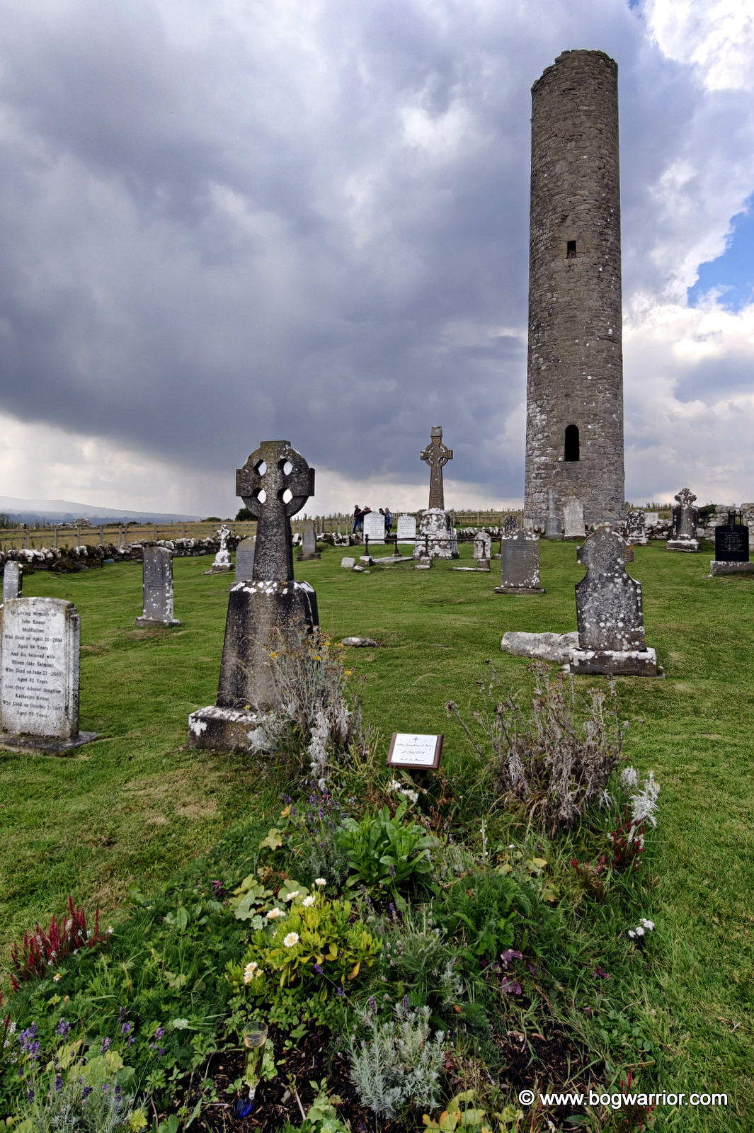 Edna O'Brien's grave